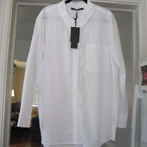 Jenni Kayne. / Boyfriend Shirt / White / XXL  / 100 percent cotton / NWT